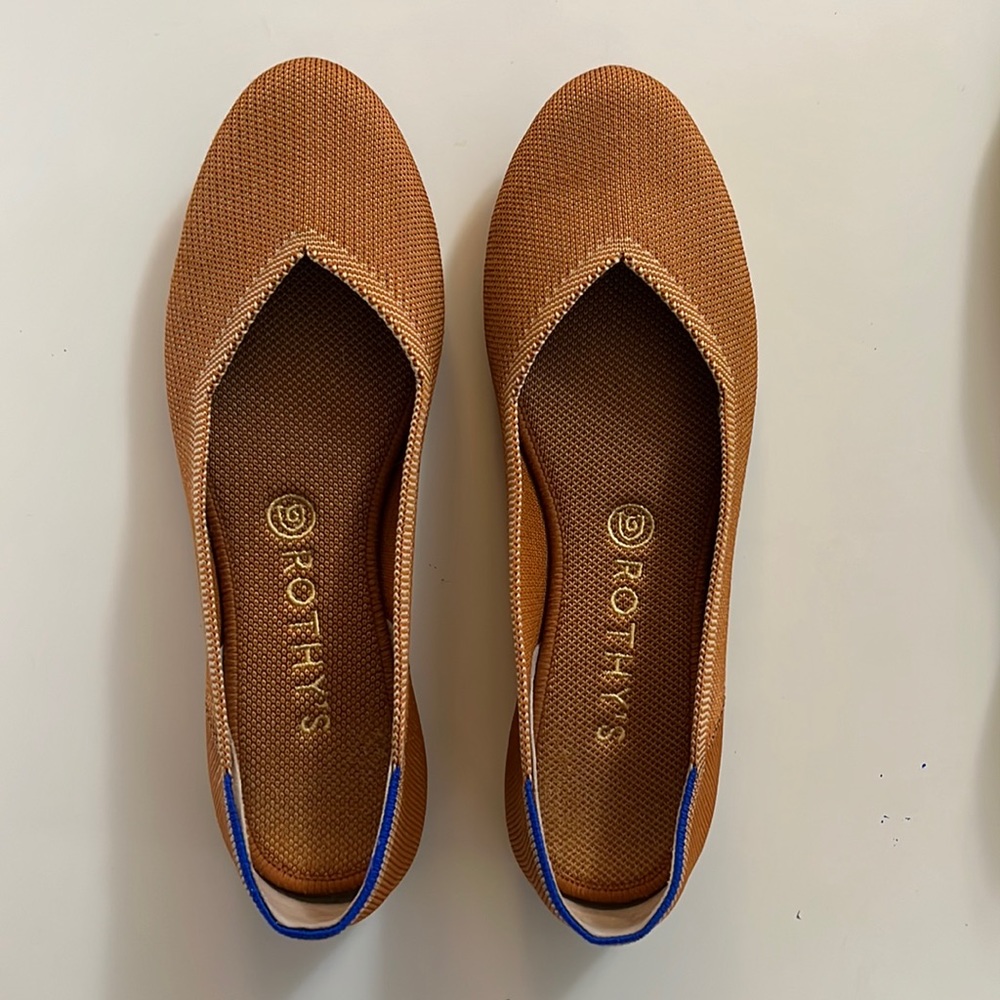Rothys Fawn Flats 9.5
